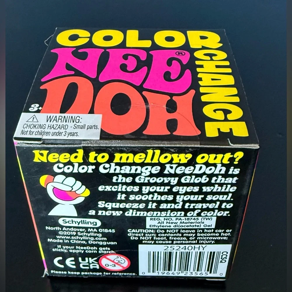 NEW… NeeDoh Color Change Ball Sensory Stress Relief- Yellow - Picture 2 of 4